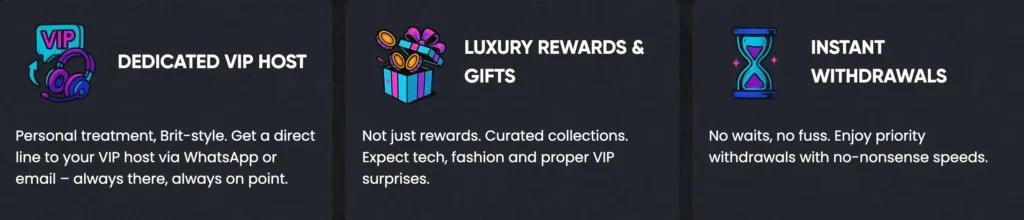 Britsino VIP Privileges